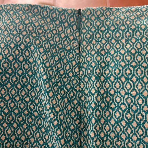 Talbots Turquoise and White Cropped Pants - Picture 4 of 5